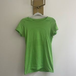 Green lululemon swiftly tech short sleeve